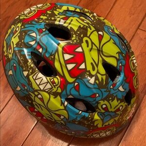 Colorful kids Cartoon Graphic Helmet